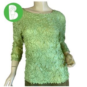 ORIGAMI MAGIC SCARF GREEN EXPANDING SHIRT (S-XL)